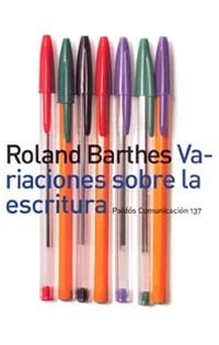 Variaciones Sobre La Escritura, Roland Barthes, Paidós