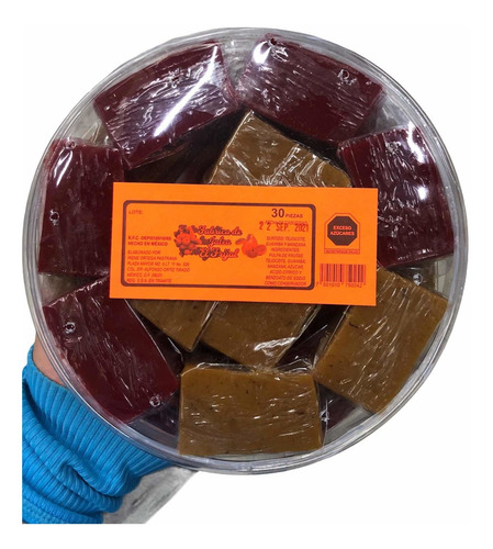 Ate Jalea Tejocote Guayaba Manzana 4.26 Kg 120 Pz