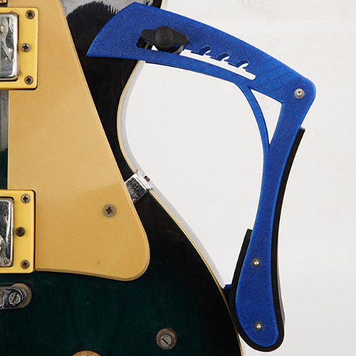 Soporte De Guitarra De Reposapiés De Guitarra Azul