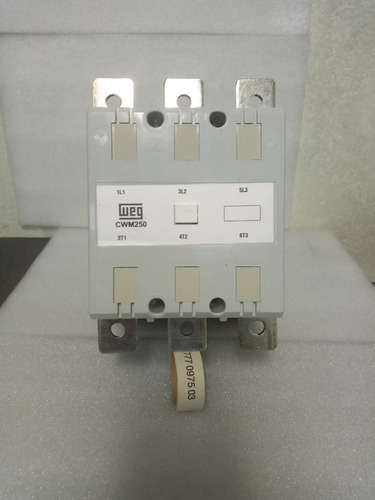 Contator Weg Cwm250-22-30v15 3p 250a 2na+2nf 110v