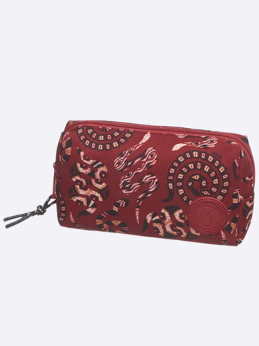 Maxi Necessaire Farm Cobra Coral Preto Bordo