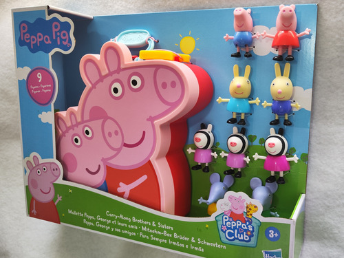 Peppa Pig George Y Sus Amigos Estuche Con 9 Figuras