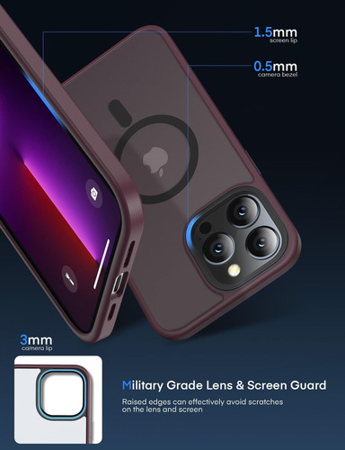 Chh Mgnaooi Funda Magnética For iPhone 11 Pro Max,