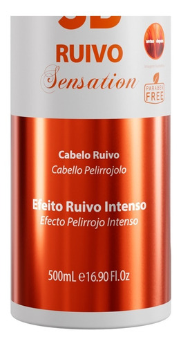Imagem 4 de 6 de Matizador Magic Color 3d Ruivo Sensation 500ml