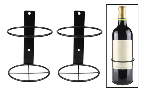 2 Peças Montadas Na Parede Rack Wall Wine Solder,