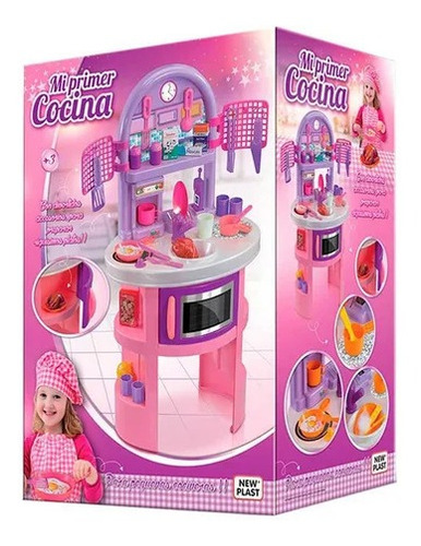 Mi Primer Cocina Set Infantil Accesorios Juguete New Plast