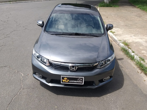 Honda Civic Completo Com Teto Solar Financio Com Score Baixo