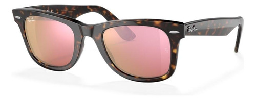 Ray Ban Rb2140 902/z2 Wayfarer Carey Rosa Espejo Original