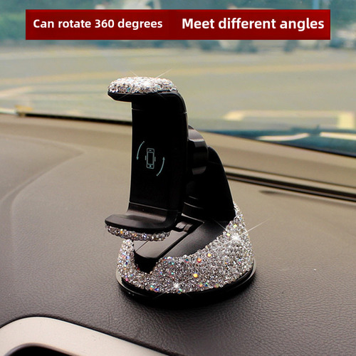 Soporte Ajustable De Cristal Rojo Para Montaje En Coche