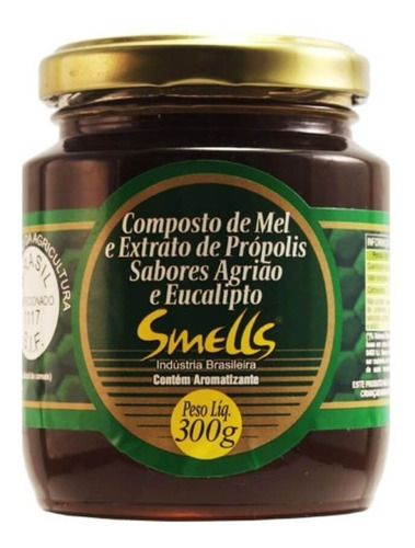 Imagem 1 de 1 de Smells Mel Própolis/agrião/eucalipto 300g