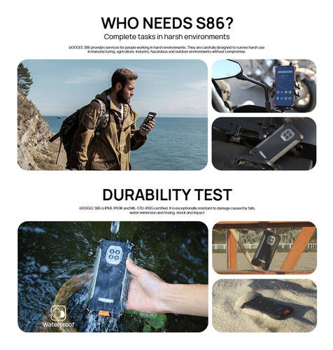 Doogee S86, 6gb Ram Resistente Todo Terreno Mineros Nfc
