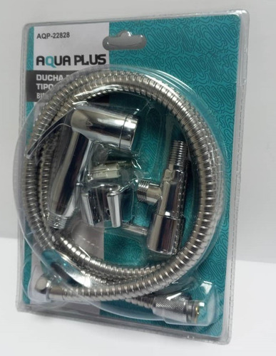 Imagen 3 de 3 de Ducha Teléfono Acero Inoxidable Con Su Lllave De Arresto
