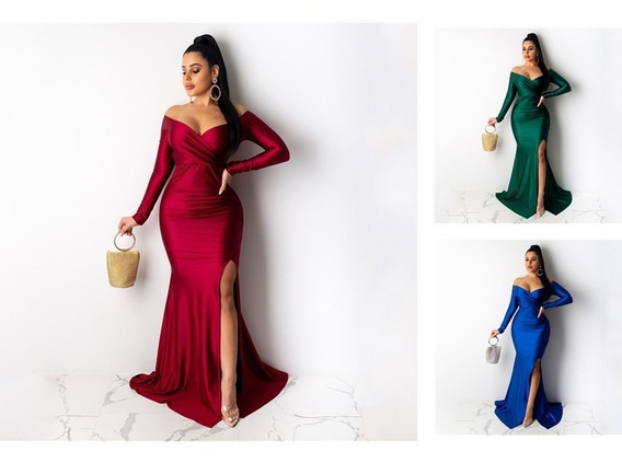 Vestidos De Noche Manga Larga | MercadoLibre ???? Vestidos De Noche Manga Larga | MercadoLibre ????