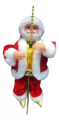 Corda De Papai Noel Sobe E Desce Musical Com Movimento,