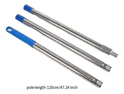 Mango Largo De Cepillo Para Piso, Varilla Extendida 120cm