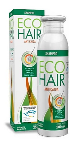 Eco Hair Combo Anticaida Crecimiento Cabello Locion+shampoo