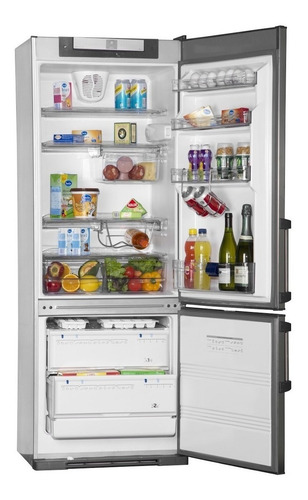 Heladera auto defrost Koh-i-noor KAD-3294 acero con freezer 302L 220V
