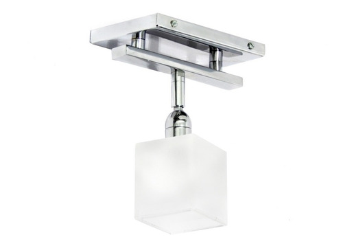 Imagen 8 de 10 de Lampara Aplique Techo 1 Luz Sistema Recto Led