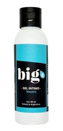 Gel Intimo Humectante Lubricante Neutro Dr. Big 80ml