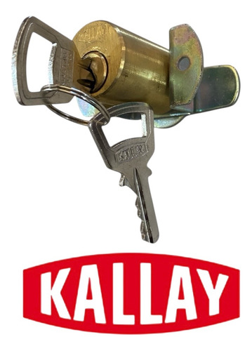 Cerradura De Arrimar Kallay Tipo Merle Con Cilindro Bronce Dorado