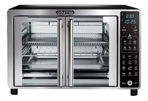 Horno Freidora De Aire Gourmia 24 Litros Acero Inoxidable Negro
