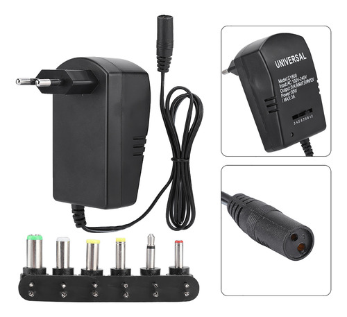 Adaptador De Corriente De Voltaje Ajustable Universal De 30w