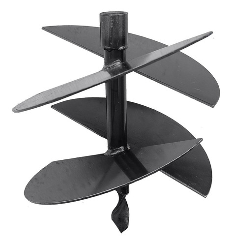 Cavadeira Trado Manual Base 30cm 4 Facas Perfurador Solo