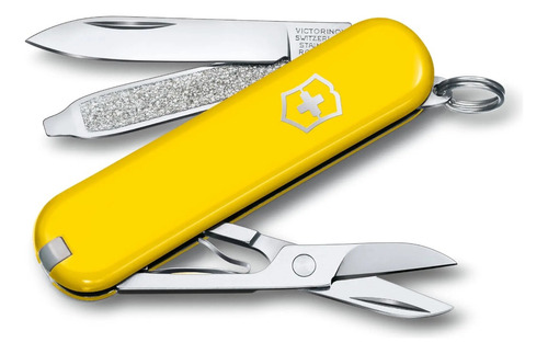 Canivete Suíço Classic 7f Amarelo Original Victorinox 