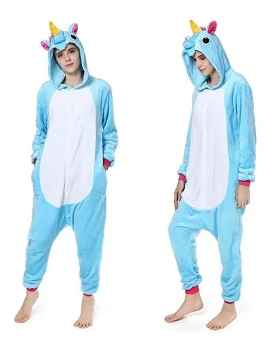 Pijama unicornio celeste deals