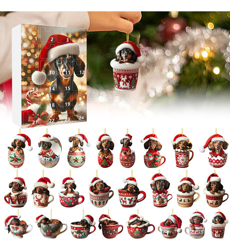 Calendario De Adviento Para Fiestas Navideñas, 24 Días