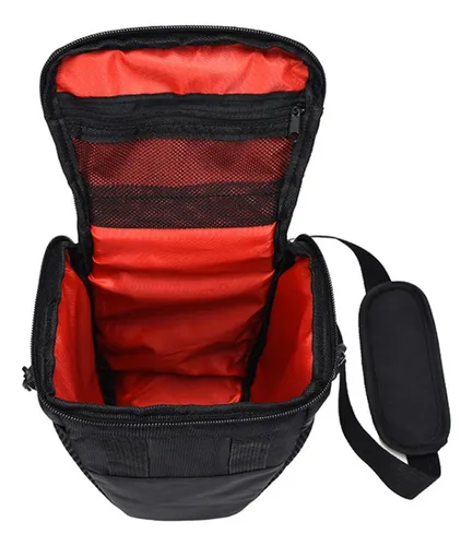 Bandolera Portátil Roja Para Cámara Réflex