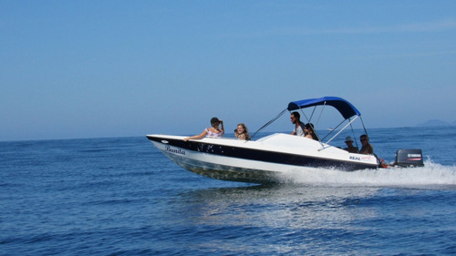 Imagem 2 de 6 de Lancha Real Power Boats 18 Motor Yamaha 90 2 Tempos