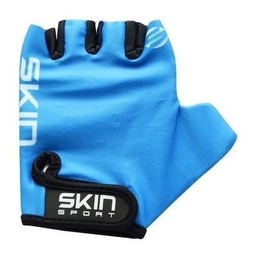 Imagem 1 de 2 de Luva Skin Sport Fun C/ Gel Azul Tamanho Gg