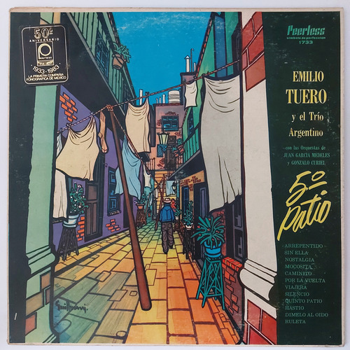 Emilio Tuero Y El Trio Argentino - Quinto Patio   Lp