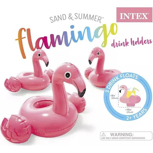 Flamingo Inflable Porta Vaso