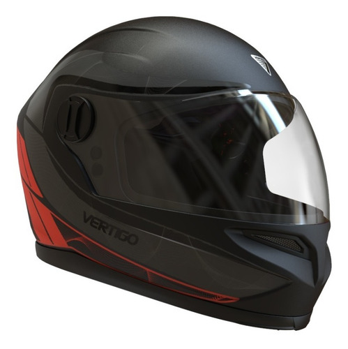 Casco Moto Vertigo V32 Warrior Mate Visor Cristal. Tienda Of