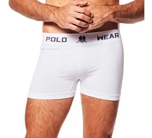 Imagem 3 de 6 de Kit Com 12 Cuecas Boxer Microfibra Polo Wear