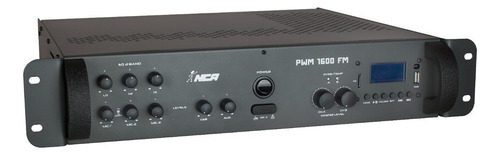 Amplificador Potência Nca Pwm 1600 Fm Bluetooth 400w 4 Ohms Potência de saída RMS 400 W 110V/220V