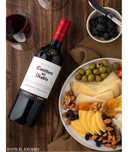 Vino Tinto Casillero Del Diablo Cabernet Sauvignon 750 Ml.