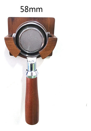 Soporte De Filtro De Café De Madera Para Montaje En Pared, C