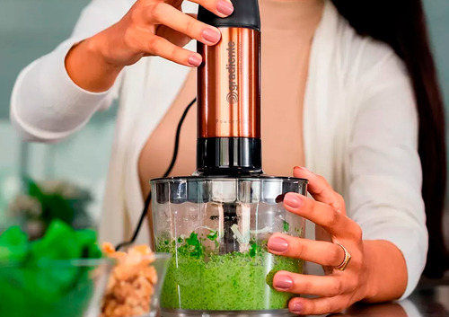 Kit Cozinha Liquidificador + Mixer E Cafeteira Gradiente Cor Cobre 220v