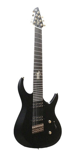 Guitarra Tagima Brasil True Range 7 Black Gold Cordas Bks Df