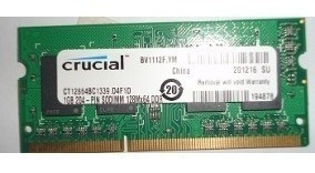 Memoria 1gb Ddr3 Pc3 Sodimm Para Laptop 