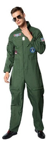 Disfraz De Piloto De Halloween De Top Gun Para Adulto