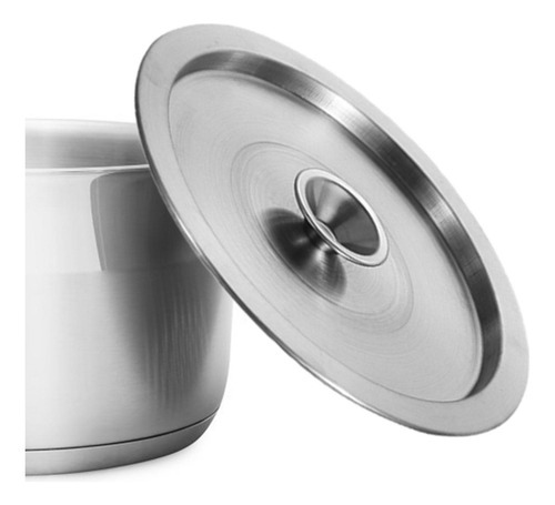Tapa De Wok De Acero Inoxidable Anti Escaldaduras Para 24 Cm
