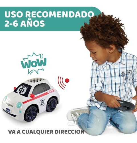 Imagen 5 de 9 de Chicco Carrito De Radiocontrol Fiat 500