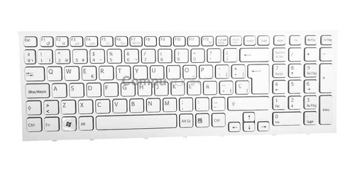 Teclado Para Sony Vaio Vpc-ee Series Español Con Marco