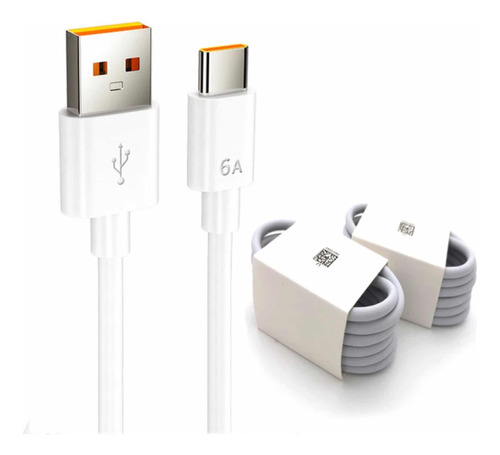 Cable Usb Tipo C Original 6a Xiaomi Carga Super Rápida