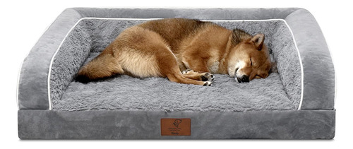 Yiruka Cama Grande Para Perro, Impermeable, Funda Extraible,