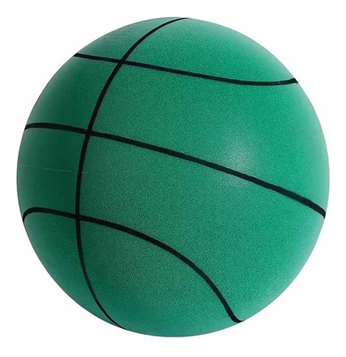 Silent Basketball, 2023, bola de treinamento indoor, 18 cm, cor verde-18 cm